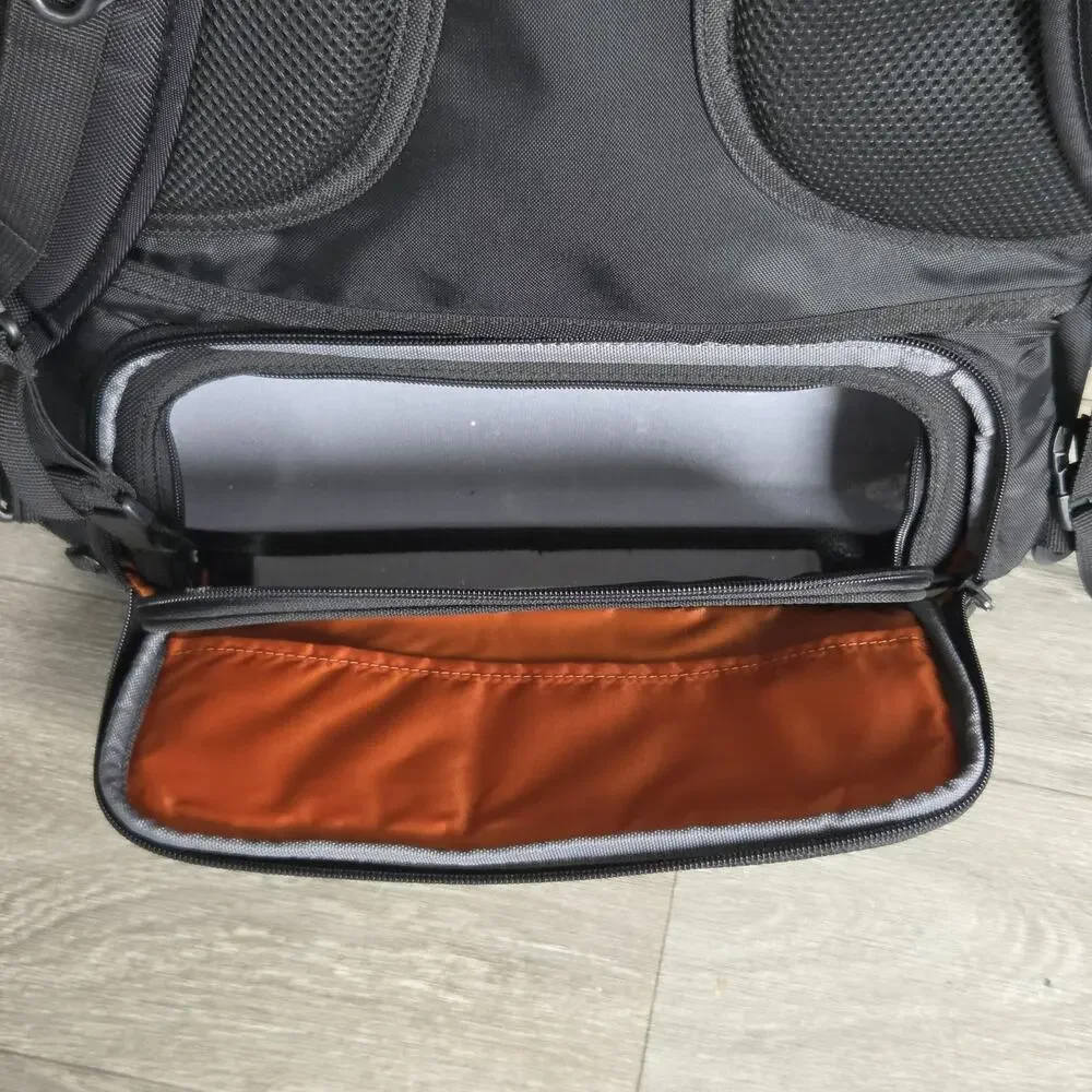 eBags TLS Professional Laptop Backpack Black Orange Travel Bag EB2146-16